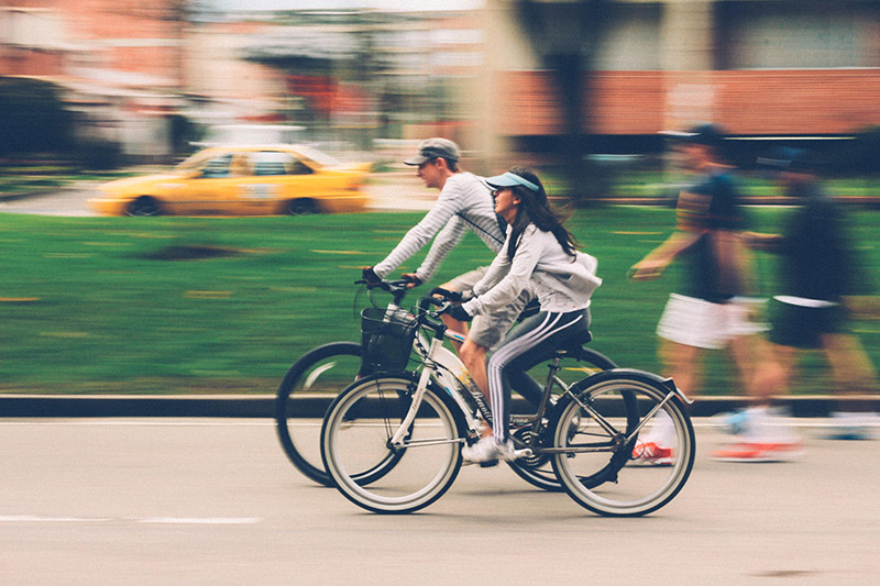 Bike riders